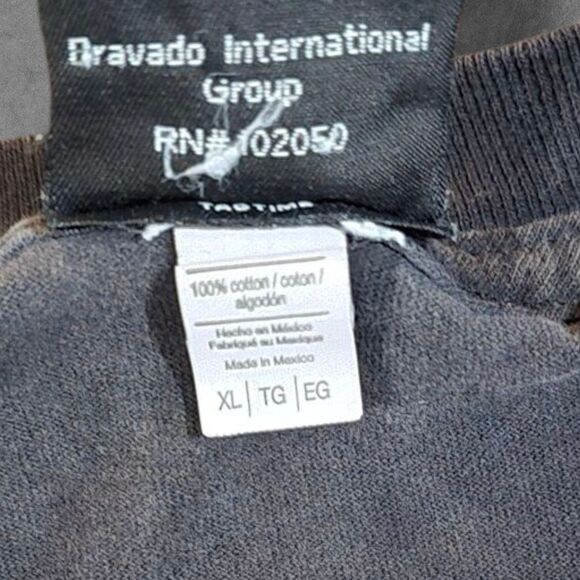 Faded Harley Davidson T Shirt XL Black Skull Motorcycle Distressed Shirt - Picture 6 of 6